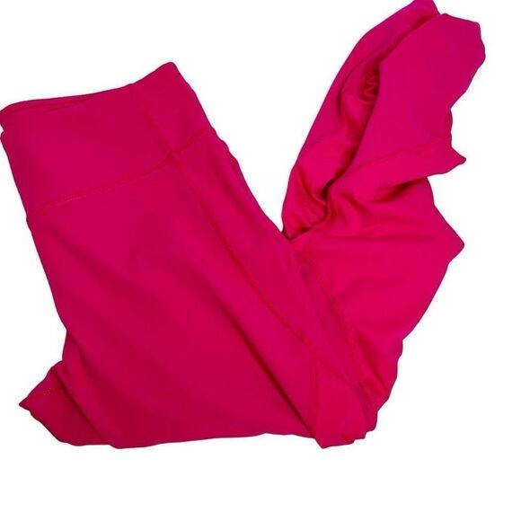 Fabletics hot pink PureLuxe ruched capri leggings size S - Picture 8 of 12